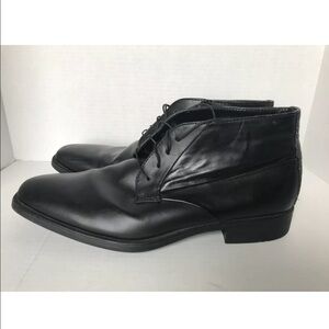 Calvin Klein Ellias black leather shoes size 10M